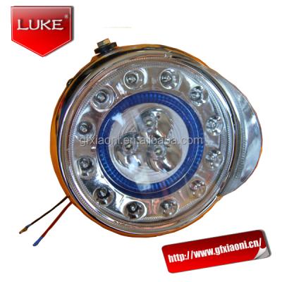 China Auto industry electric tricycle spare parts LED headlight for auto rickshaw for sale