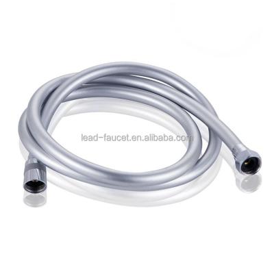 China Modern Explosion Proof Sliver Shower Hose 1.5M PVC Shower Hose Flexible Handheld Bidet Hose for sale