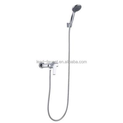 China Without Slide Bar Single Hole Health Shower Tub Faucet Modern Large Bathroom for sale