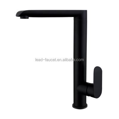 China Thermostatic Faucets Kitchen Faucets Painting Black Desktop Mount for sale