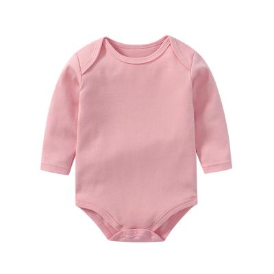 China 100% Cotton Baby Long Sleeve Romper Baby Clothes Jumpsuit Set Rompers Baby for sale