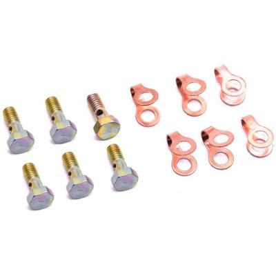 China 3905307 4942278 Fuel Return Line Set 6 Banjo Bolt With Gasket For 89-98 12V Cummin B5.9 3905307 for sale