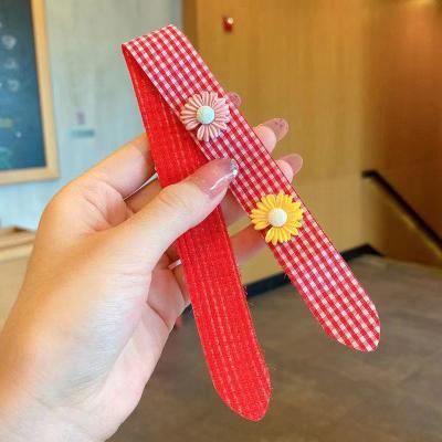 China 2021 fashion style simple children's fashion style fresh magic headband hair band multi colorful cute flower fruit flower hair band cute hair band for sale