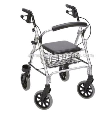 China Foldable walker rollator walker with seat balancing mini electric walker rollator for sale