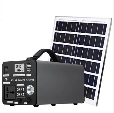 China 300W 87000mAh Lithium Battery Outdoor Backup Wireless Charging Portable Solar Power Station for Camping for sale