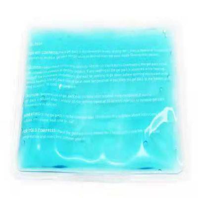 China Rectangle shape reusablejelly reusable ice pack hot and cold pack and circle shape gel ice pack for sale