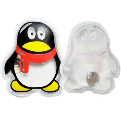 China QQ Cartoon Reusable Magic Warmer Cute Penguin Reusable Hand Making Heat Packets for sale