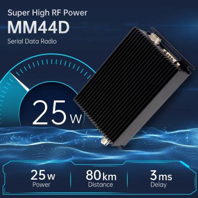 中国 MM44D スーパーハイパワー 25Watt 50KM ~ 80KM シリアルデータ ラジオデータリンク DTL RS232 / RS485 / TTL 販売のため