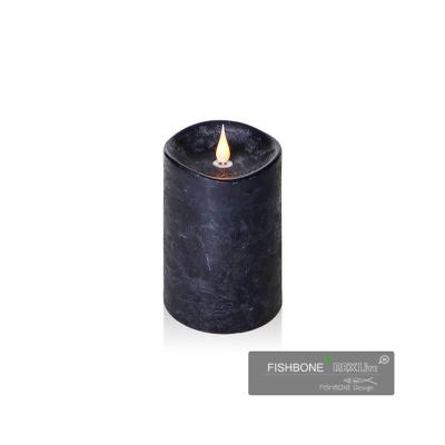 China Flameless Paraffin Battery Home Decoration LED Material Flameless Candle for sale