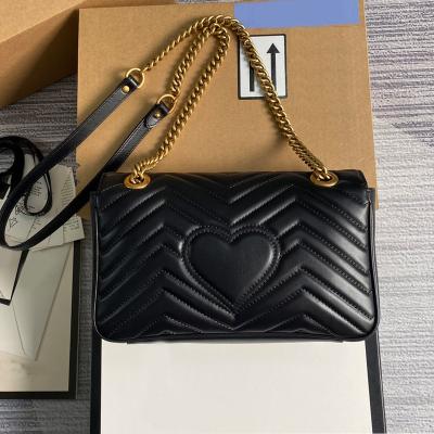 China High Quality Good Quality Replica Luxury Handbags With Logo Famous Brand Ladies 1:1 Genuine Leather Handbags For Women for sale