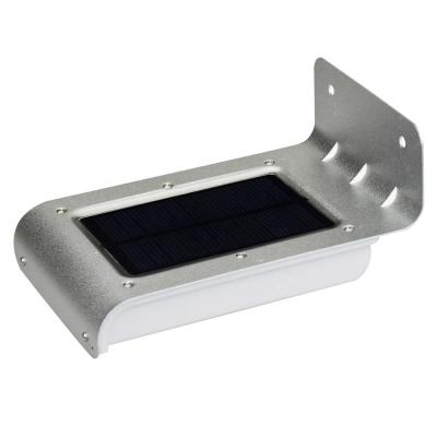 China Outdoor Patent SL-10P1 16LED Shell Solar Wall Light Flat Garden Yard Gate Fence Wall Light for sale