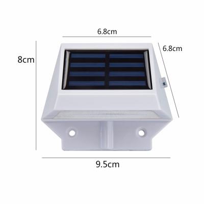 China Waterproof IP65 Home Outside 4 LED Wall Mounted Solar Panel Led Light for sale