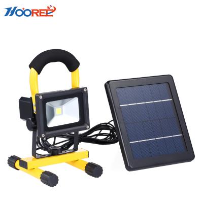 China Aluminum Portable Hooree SL-330D Solar Camping Lamp Led Flood Light for sale