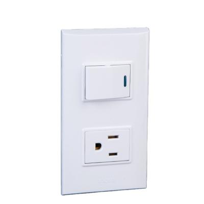 China Household And Similar Use 1 Band 1 Way Switch American Zigbee Wall Switch Socket for sale