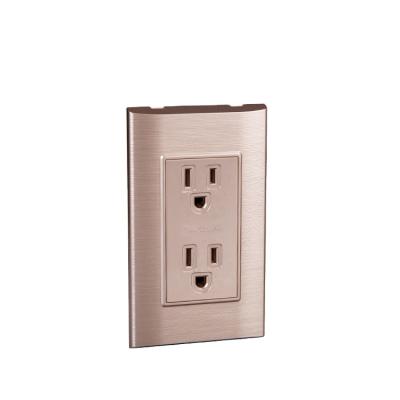 China Peru Ecuador Colombia Chile Bolivia Residential / General Purpose NOM RETIE IEC Wall Plug N105/2 American Style Electrical Outlet For South America for sale