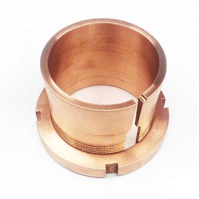 China Precision Aluminum CNC Machined Brass Copper Tube Locking Collar Machining Services for sale