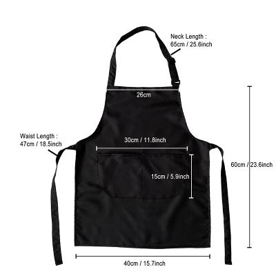 China Sleeveless Apron Custom Design Adjustable Polyester Cotton Kids GRILL Apron With Pockets for sale