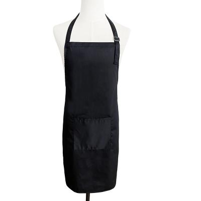 China Cotton Custom Design Adjustable 100% Cotton Twill Picnics Aprons Grill Bib With Front Pocket for sale