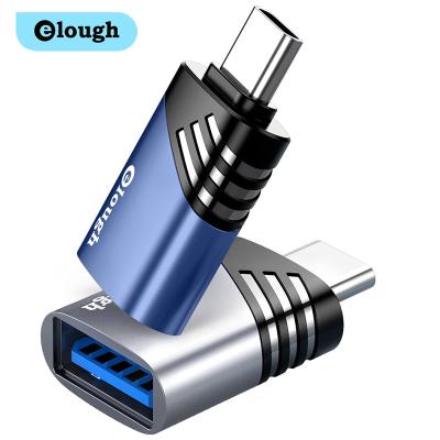 China Elough 5Gbps USB Otg Desktop Adapter Micro Usb 3.0 Type C Male To Usb Female Converter For Phone Fast Data Transfer for sale