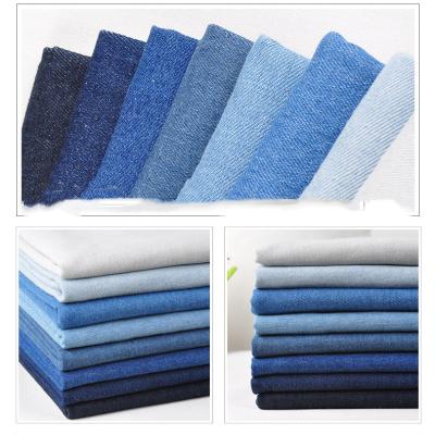 China Solid Color Breathable High Quality Soft Recycled Denim Fabric For Clothing for sale