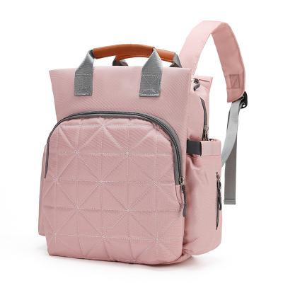 China Custom Multifunction Diaper Bags Diaper Bag Water Resistant Backpack Travel Mum Wet Bags for sale