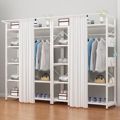 China Factory Price Adjustable High Quality Wood Customized Storage Wardrobe (Size) Clothes Cabinet for sale