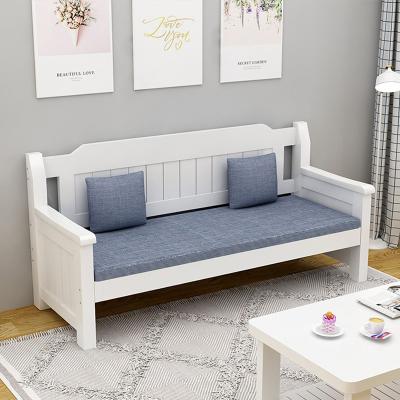 China Nordic comfortable color living room furniture sofa bed factory direct style living room solid wood sofa for sale