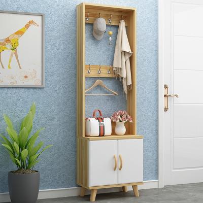 China Convertible Cheap Modern Multi Function Shoe Bench Wooden Coat Rack Luxury Stand for sale