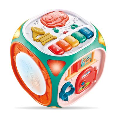 China Battery Operated Toy Cartoon Educational Instrument Song Story, Kids Hand Plastic Electronic Baby Funny Toys Beat Drum for sale