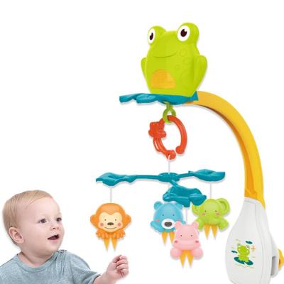 China Mobile for Musical Baby Frog Baby Mobile Toys Funny Animal Projection Projection Mobile Toys for sale