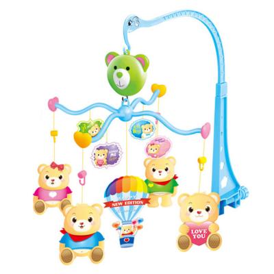 China Musical Toy Funny Baby Crib Battery Operated Plastic Mobile with Light and Music for sale