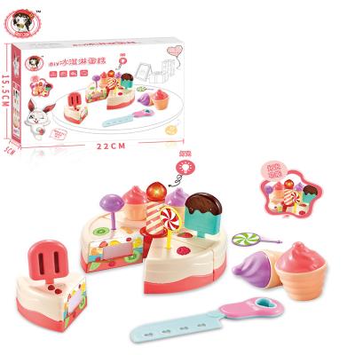 China Toy New Mini Colorful Design Plastic Tea Set Kitchen Set Cooking Cup Cake Tea Set Toy for sale