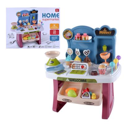 China Simulation Cooking Play Sets New Design Educational Simulation Pretend Cook 27pcs Game Kitchen Play Sets Toys for sale