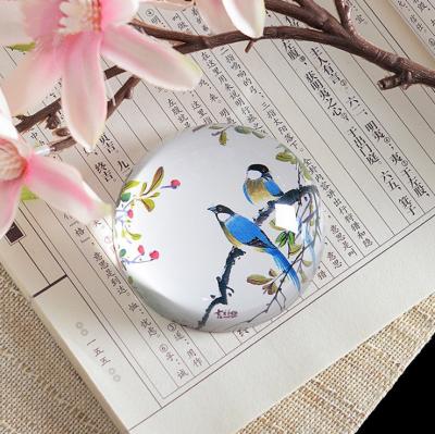 China Europe k9 half ball color printing crystal glass dome crystal paperweight for sale