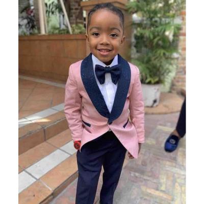 China ENGLAND STYLE Boy's Formal Wear Tuxedos Shawl Collar One Button Kids Clothing For Wedding Party Children Suit Boy Set (Jacket+Pants) for sale