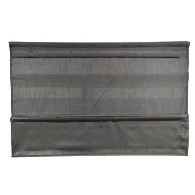 China New Design Art Deco 2022 Custom Black Roll Home Office Cordless Magnetic Roman Shade Cloth For Wholesale for sale