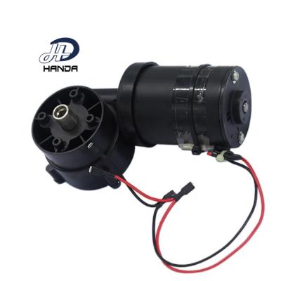 China OEM Drip Proof Factory Customized Single Stage Right Angle Side Mount DC Worm Gear Motor For Home Appliances for sale