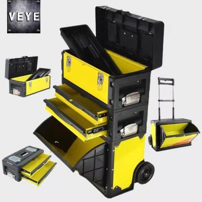 China Factory Directly Sell  Tools And Instrument Tool  Box With Wheels,Empty Trolley Tool Box Tool Case for sale