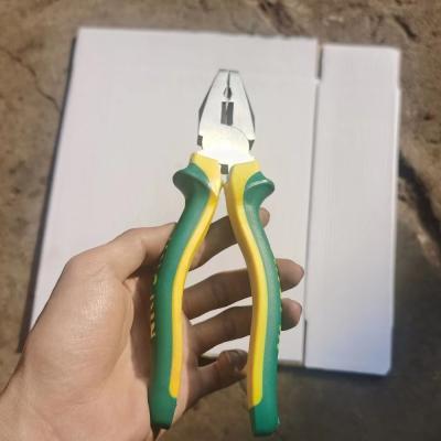 China Dual Colors Design Different Types Of Pliers Combination Plier Cast Iron Pliers for sale