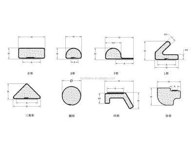 China Professional Wholesale Custom PU Various Forms EMI EMF Shielding Conductive Foam for sale