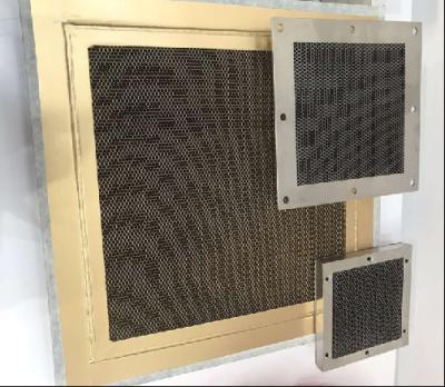 China Honeycomb Ventilation Panels EMI MRI Shielding 10inch Brass Honeycomb Duct Panels for sale