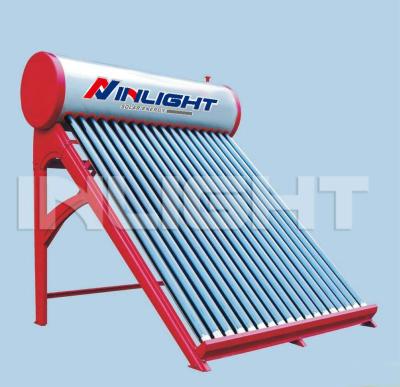 China Outdoor Color Steel Batch Non Pressure Solar Water Heater for sale