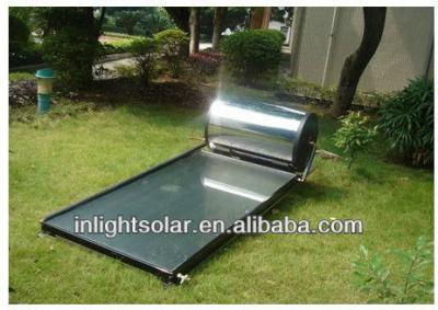 China High quality stainless steel flat panel solar hot water system for sale