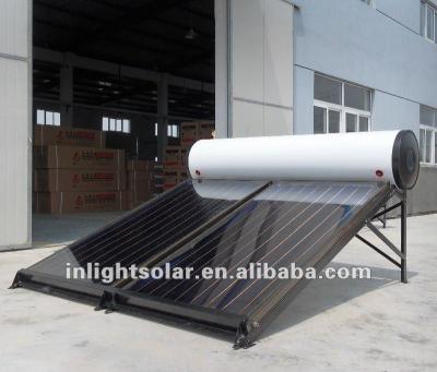 China Color Steel Compact Pressurized Flat Plate Solar Water Heater for sale