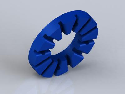 China Aanpassing Elastomeer Polymer Bushing Materiaal Stootlager voor aangepaste pomp Te koop