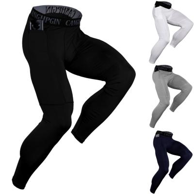 China Breathable Fitness Pants Pocket Running Workout Exercise Stretch Sweating Quick Dry Tights for sale