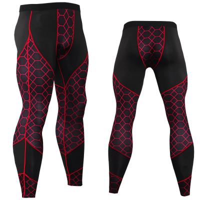 China Wholesale Mens Compression Pants Breathable Gym Sweat Pants Jogging Slim Men Workout Sports Mens Compression Pants for sale