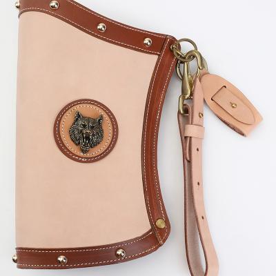 China Durable Waist-Hanging Traditional Leather Quake / Archery Quake / Leather Bow Side Quake for sale