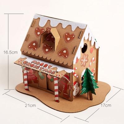 China China Christmas House Paper Craft Kit Holiday Craft for Girls and Boys for sale