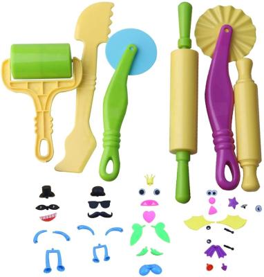 China Funny Playdough Tools for Kids Play Dough Molds Clay Tools Set for sale